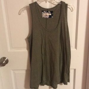 Green tank top